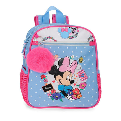 Flowers Minnie Disney Backpack 28cm adaptable