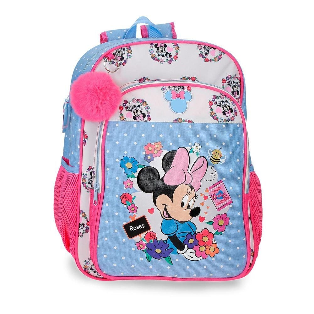 Flowers Minnie Disney Backpack 40cm adaptable