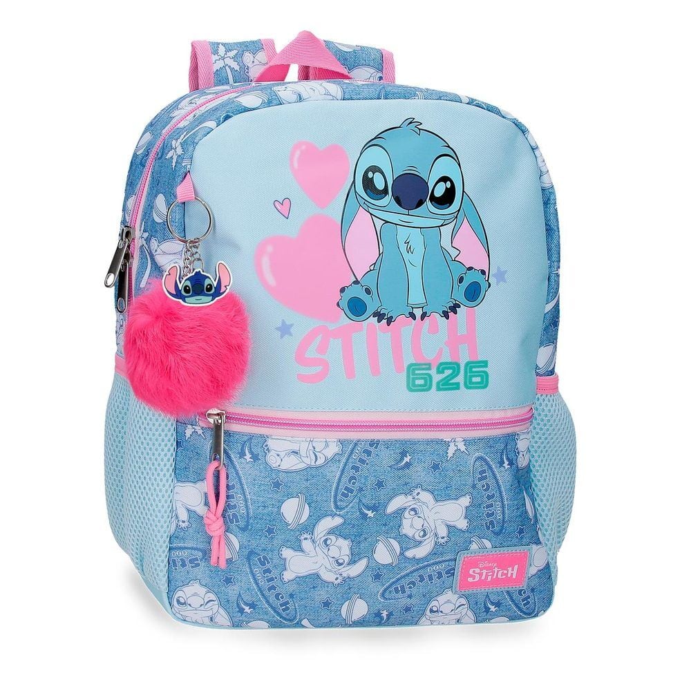 Hearts Stitch Disney Backpack 33cm adaptable