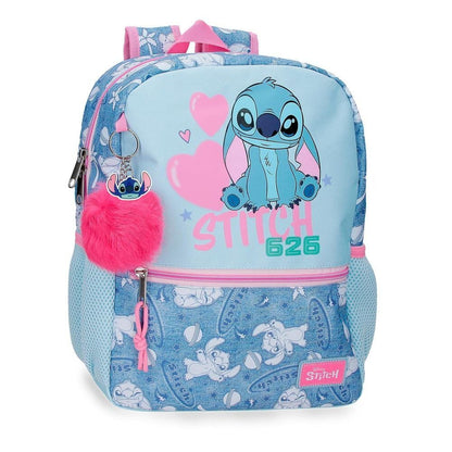Hearts Stitch Disney Backpack 33cm adaptable