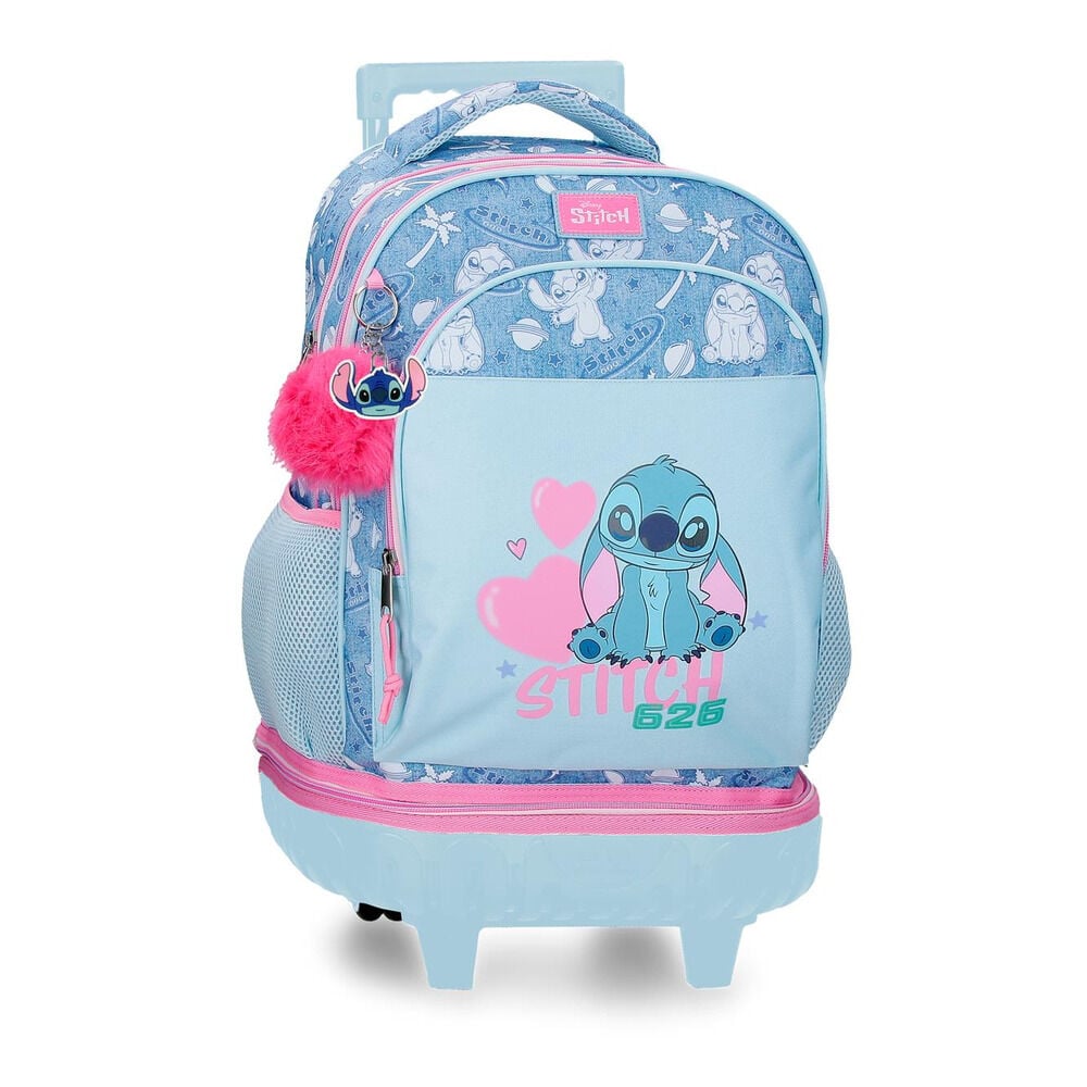 Hearts Stitch compact Disney removable trolley 43cm