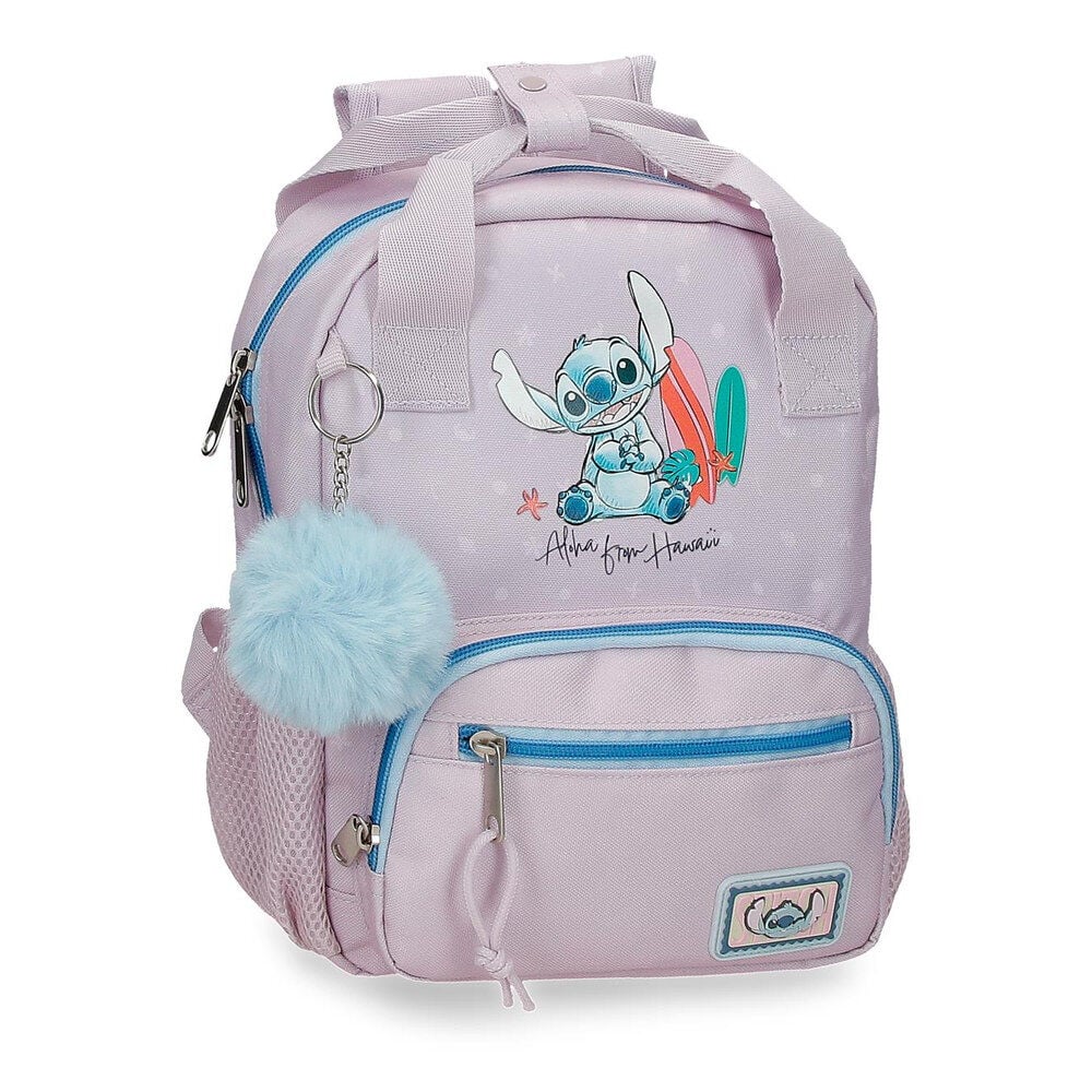 Backpack From Hawaii Stitch Disney 28cm adaptable