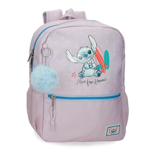 Backpack From Hawaii Stitch Disney 33cm adaptable