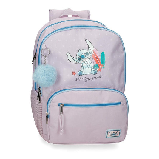 Backpack From Hawaii Stitch Disney 44cm adaptable