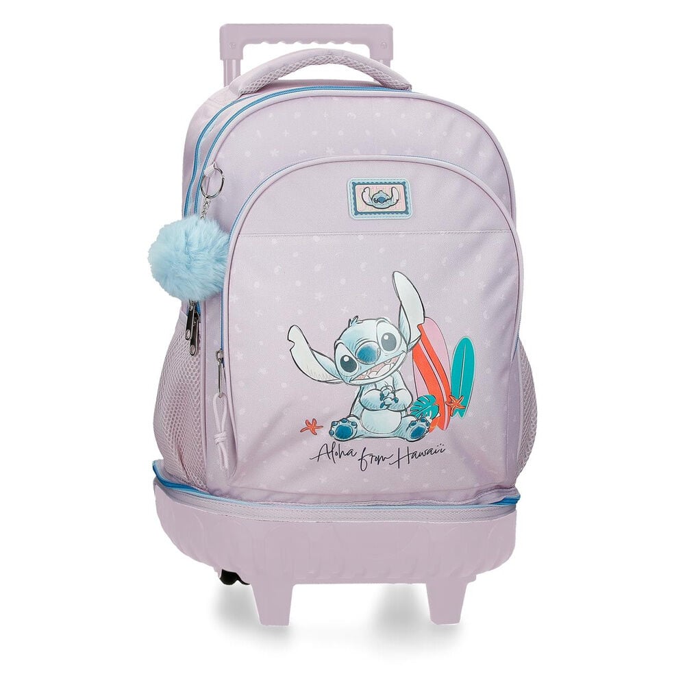 Compact trolley From Hawaii Stitch Disney removable 43cm