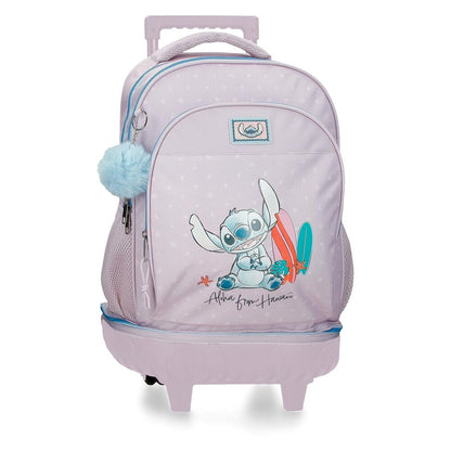 Compact trolley From Hawaii Stitch Disney removable 43cm