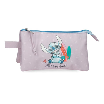 From Hawaii Stitch Disney triple pencil case