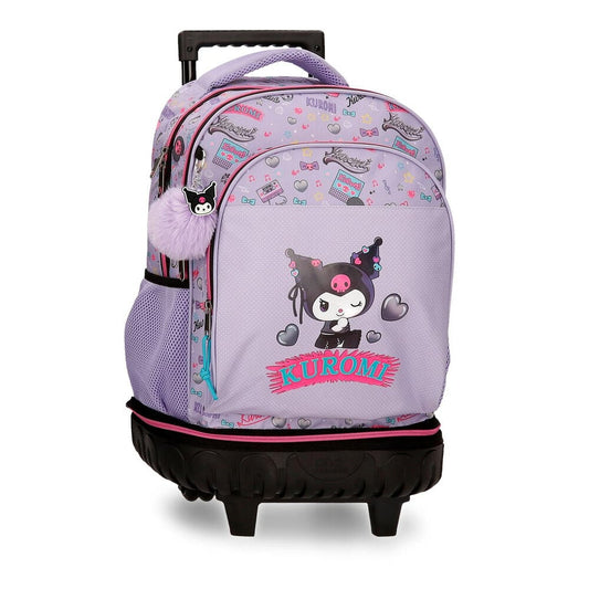 Retropop Kuromi Hello Kitty removable compact trolley 43cm