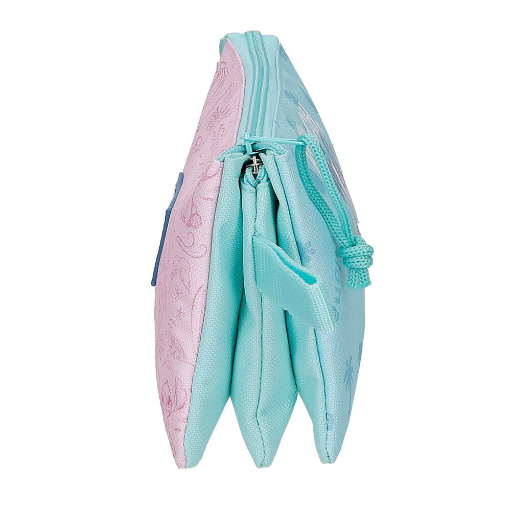 Beach & Love Stitch Disney triple pencil case