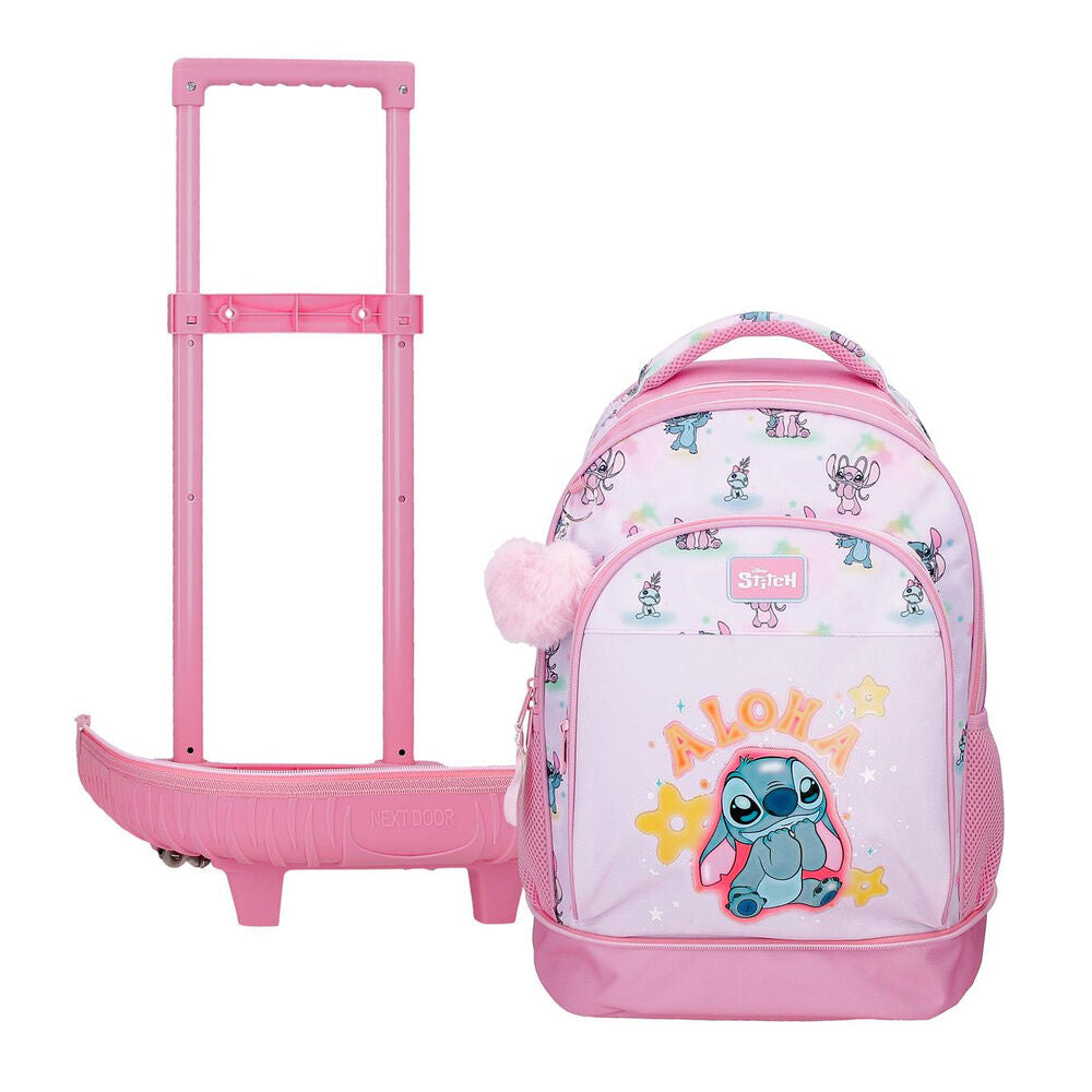 You & Me Stitch Disney compact trolley removable 43cm