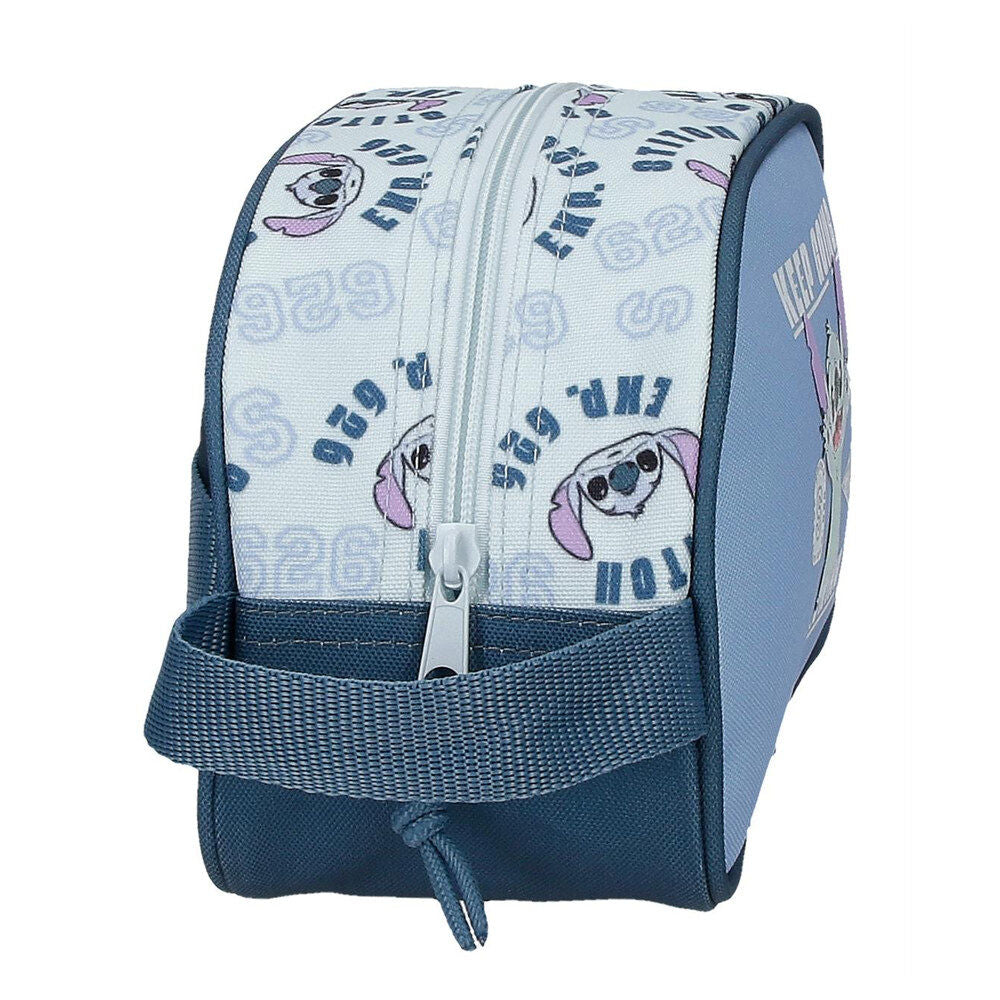 Adaptable Disney Keep Going Stitch Toiletry Bag