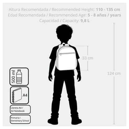 High Speed Mickey Disney Backpack 33cm adaptable