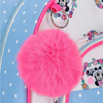 Flowers Minnie Disney Backpack 28cm adaptable