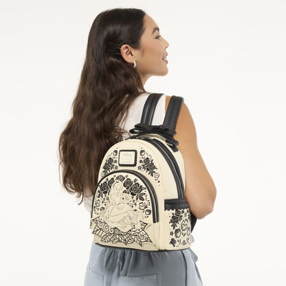 Disney Alice in Wonderland Floral Backpack Loungefly 26cm