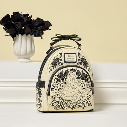 Disney Alice in Wonderland Floral Backpack Loungefly 26cm