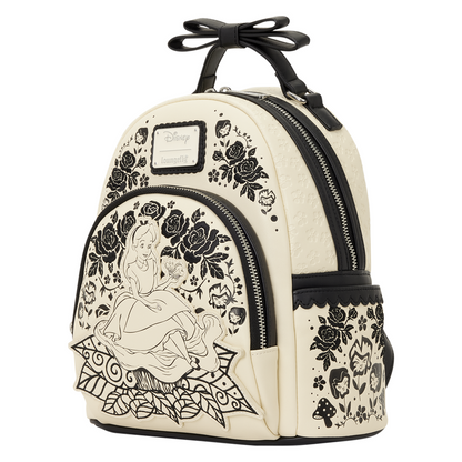 Disney Alice in Wonderland Floral Backpack Loungefly 26cm