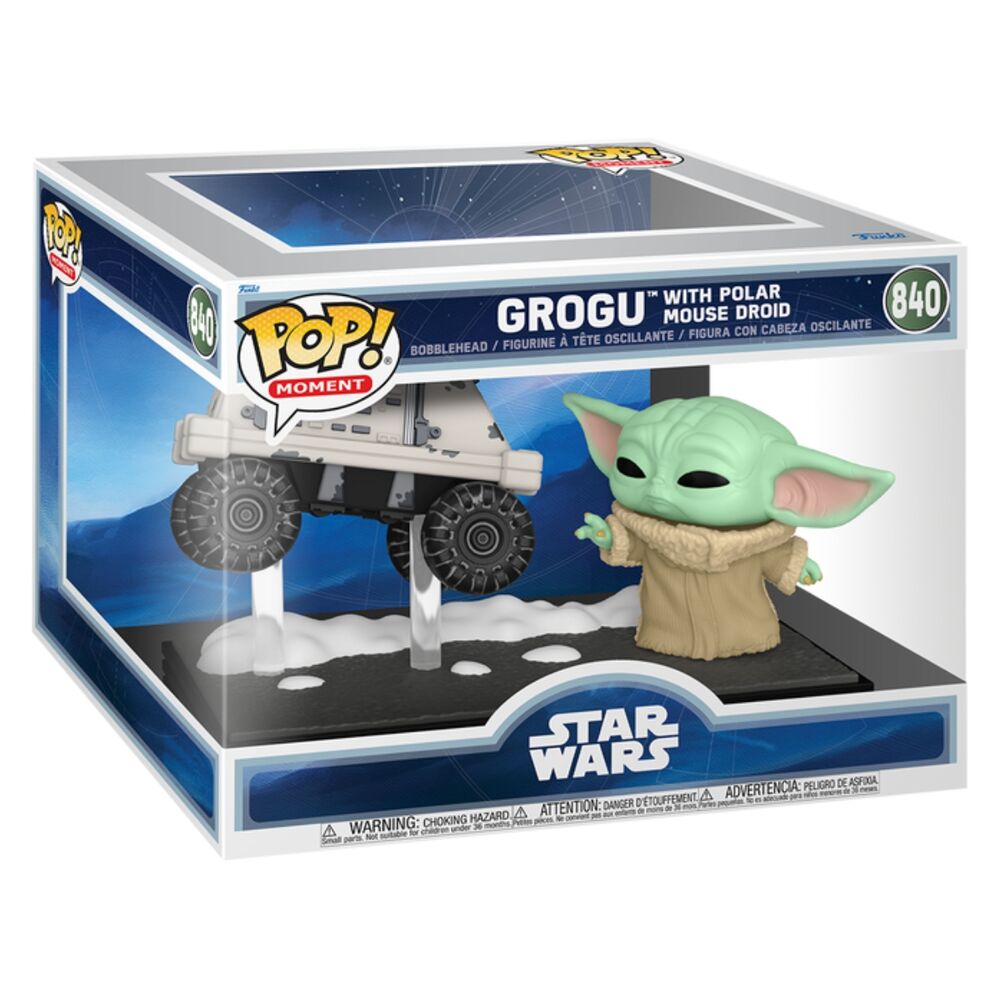 POP Moments Figure Star Wars: The Mandalorian & Grogu - Grogu with Polar Mouse Droid