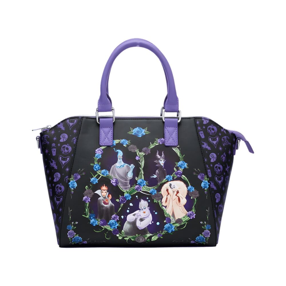 Floral Icons Satchel Disney Villains Loungefly Bag 26cm