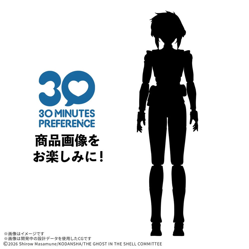 Motoko Kusanagi Ghost in the Shell 30 Minutes Preference model