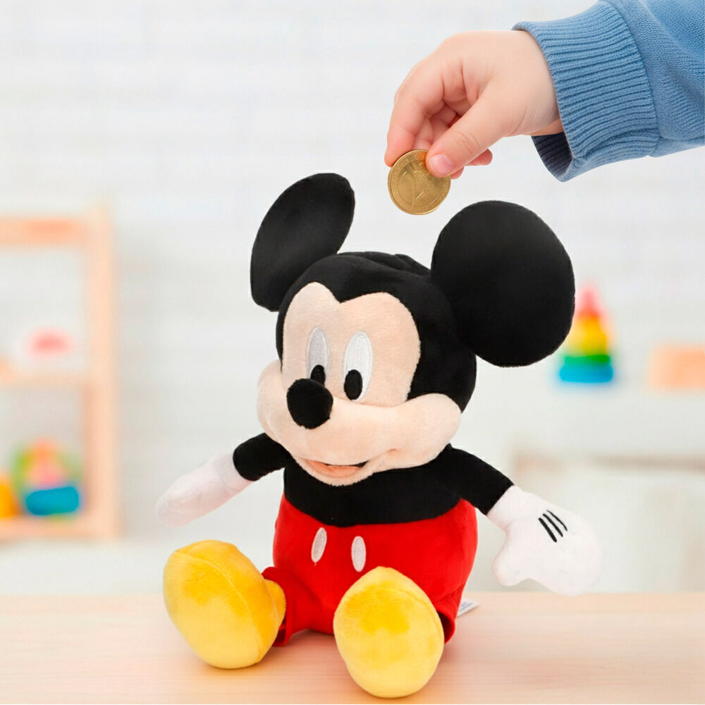 Disney Mickey Mouse Plush Money Box 20cm
