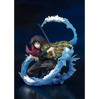 SH Figuarts Tomioka Giyu Water Breathing Demon Slayer Kimetsu No Yaiba Figure 17cm