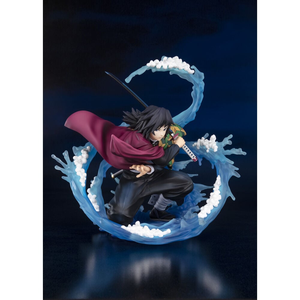 SH Figuarts Tomioka Giyu Water Breathing Demon Slayer Kimetsu No Yaiba Figure 17cm
