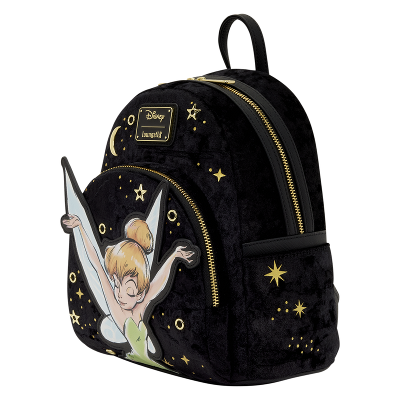 Tinker Bell Pixie Dust Velvet Disney Loungefly Backpack 26cm
