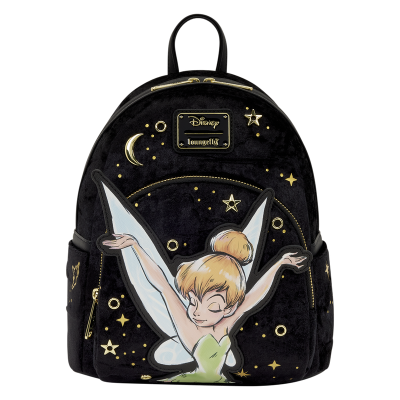 Tinker Bell Pixie Dust Velvet Disney Loungefly Backpack 26cm