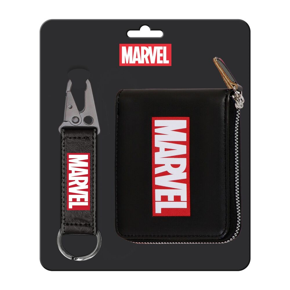Marvel wallet and keychain set