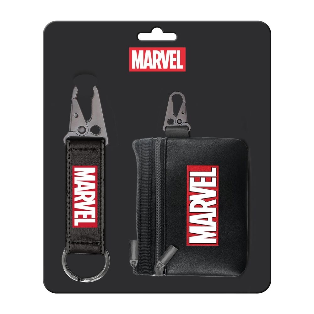 Marvel wallet and keychain set