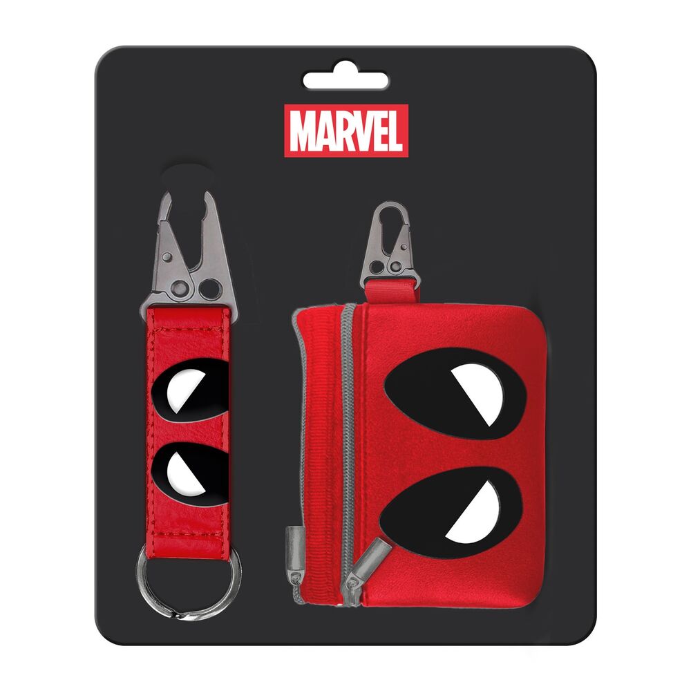 Deadpool Marvel Wallet Keychain Set