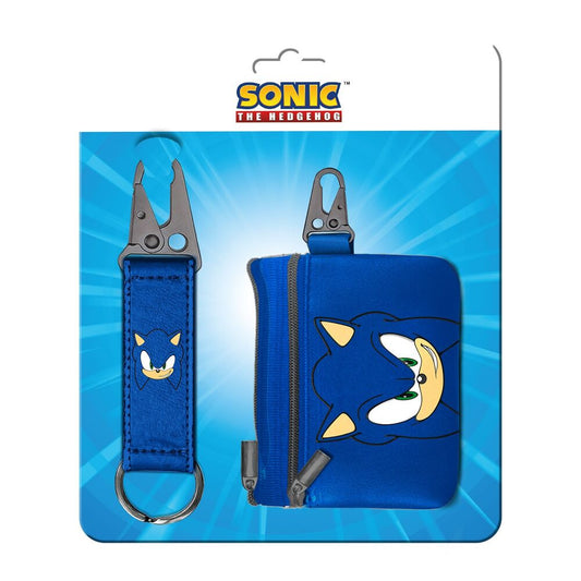 Sonic the Hedgehog coin purse and keychain set