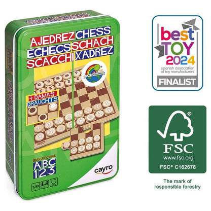 Chess & Checkers travel game