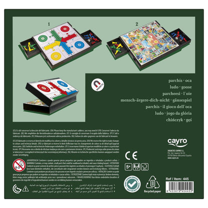 Magnetic Parchis & Goose Game
