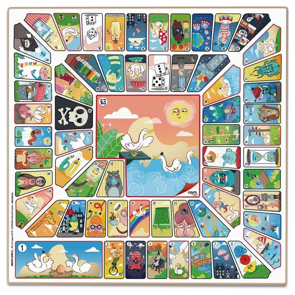 Parchis & Goose wooden board
