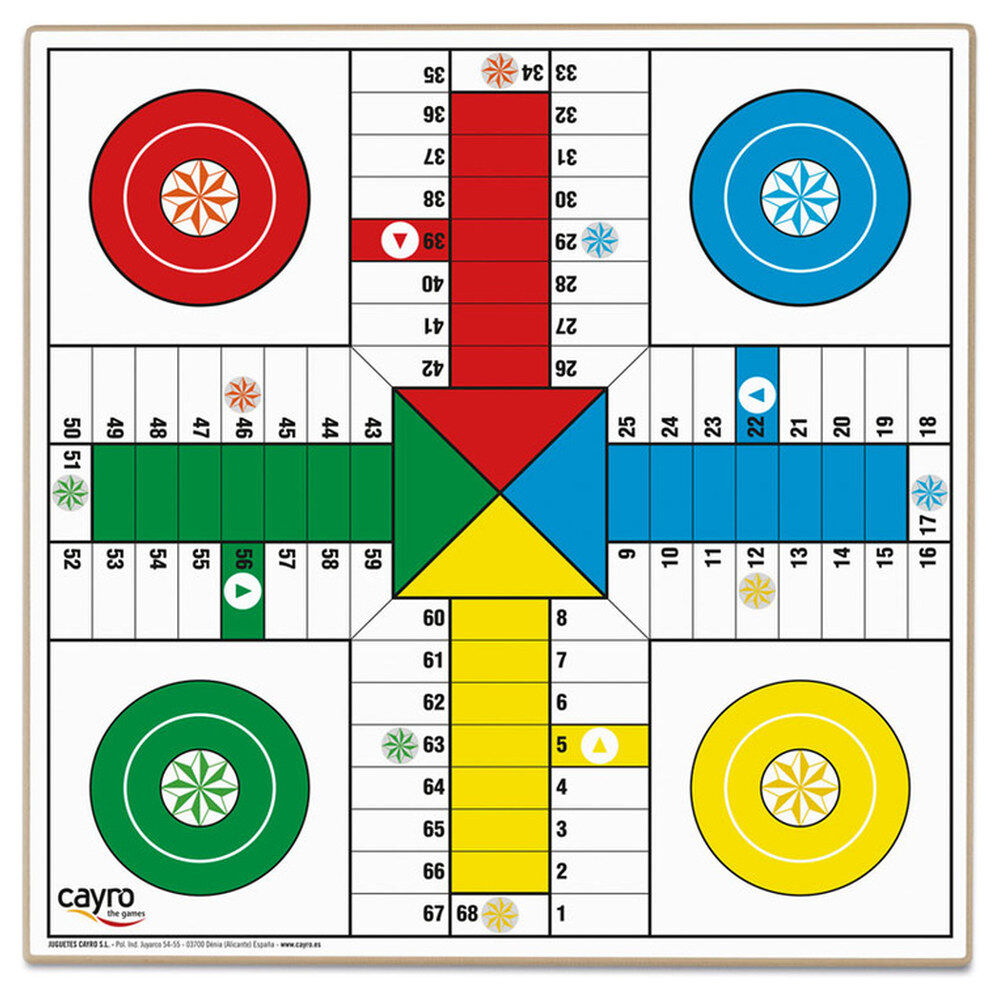 Parchis & Goose wooden board