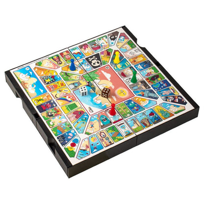 Magnetic Parchis & Goose Game