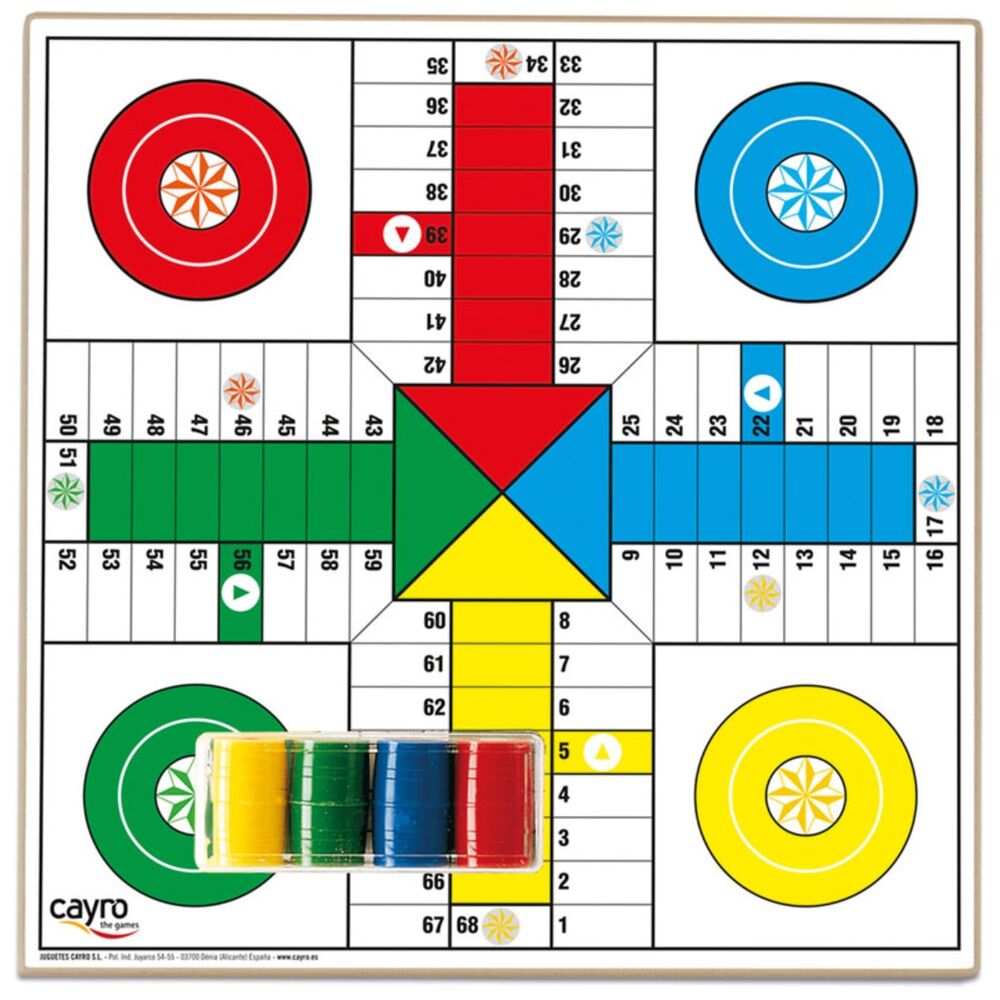 Parchis & Goose wooden board with accessories