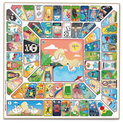 Parchis & Goose wooden board with accessories