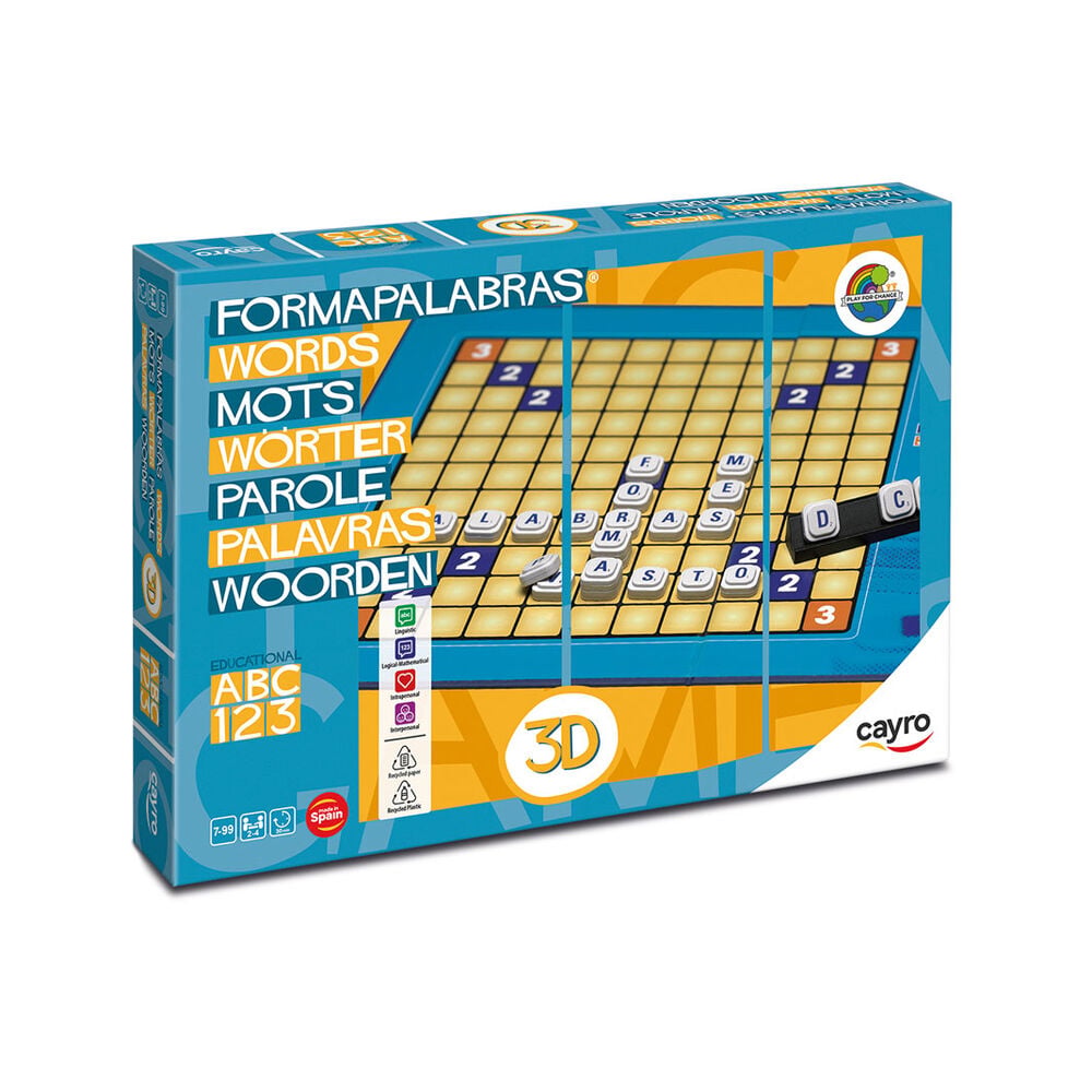 3D Word Formation Board Game