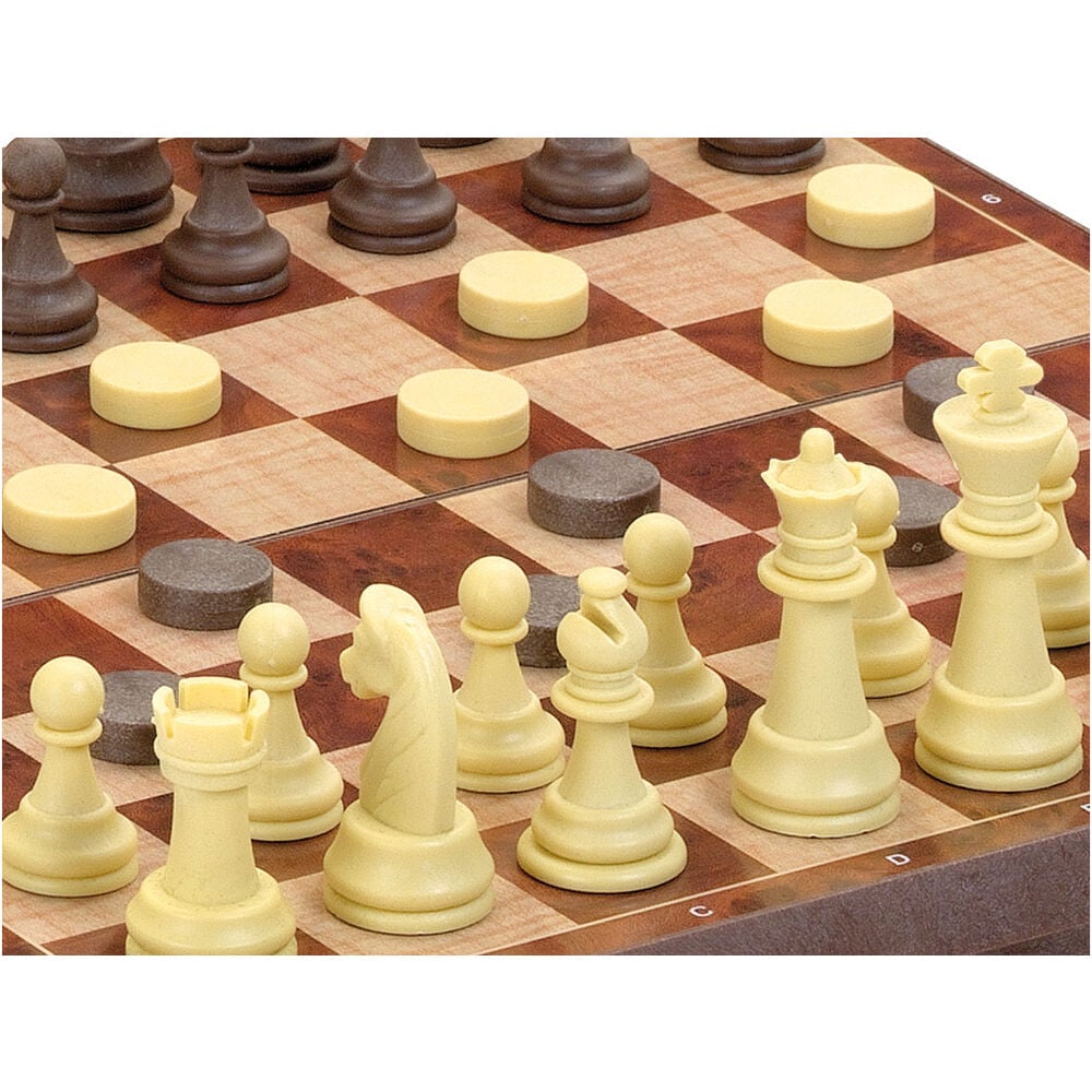Medium Magnetic Chess and Checkers Set