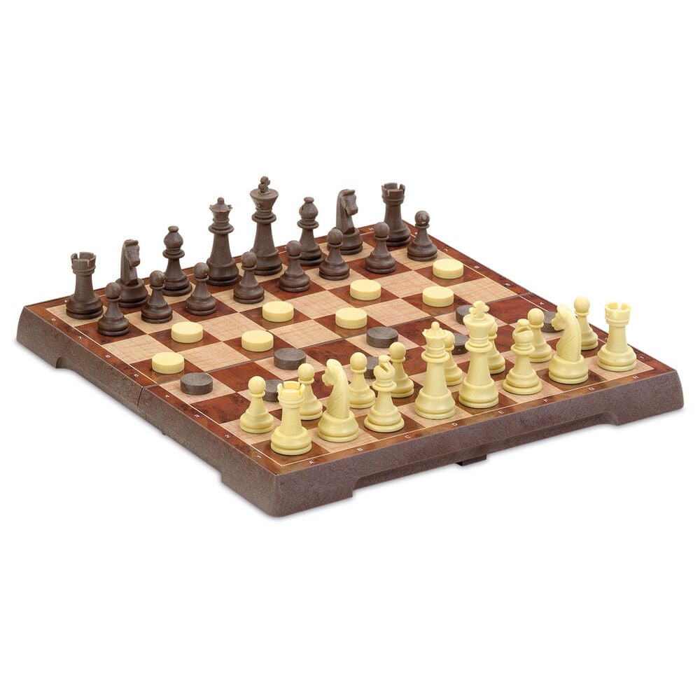 Medium Magnetic Chess and Checkers Set