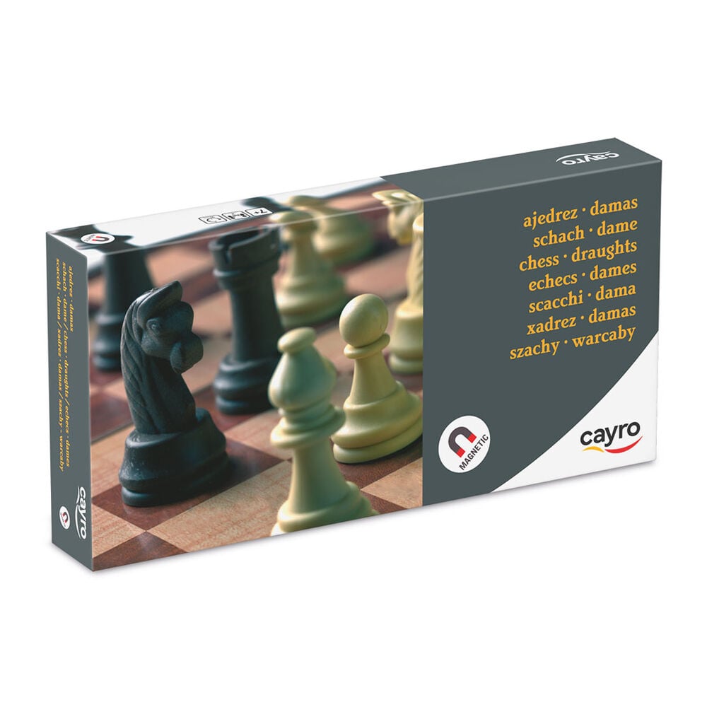 Medium Magnetic Chess and Checkers Set