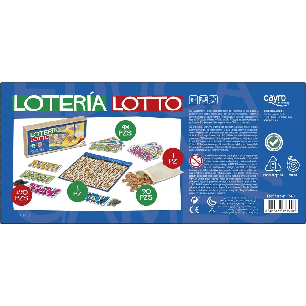 Lotto Tombola 48 cards