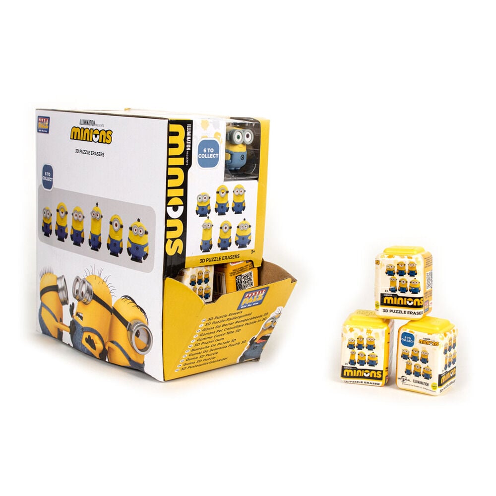 Minions eraser 3D puzzle figure