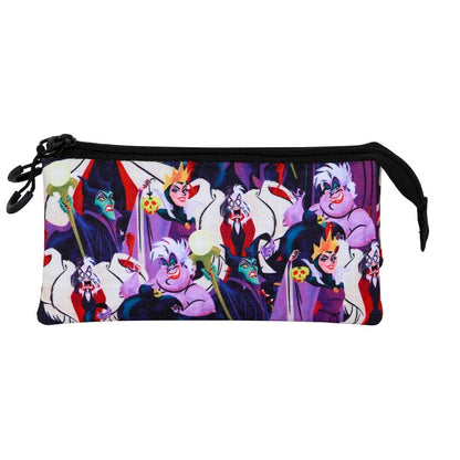 Astuccio triplo con i cattivi Disney