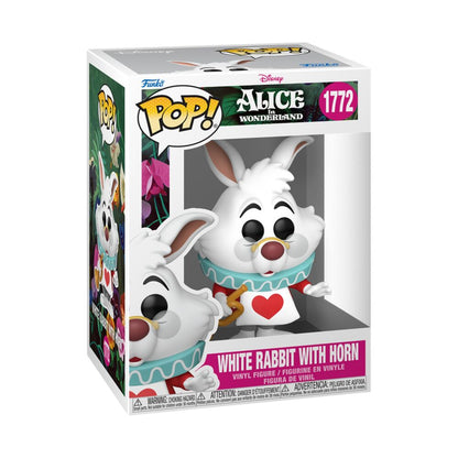 POP Figure Disney Alice In Wonderland White Rabbit With Horn
