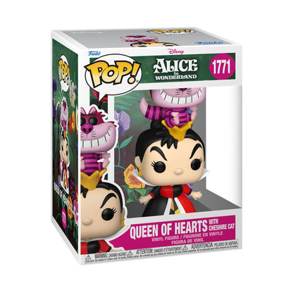 Premium POP Figure Disney Alice In Wonderland Queen of Hearts With Cheshire Cat