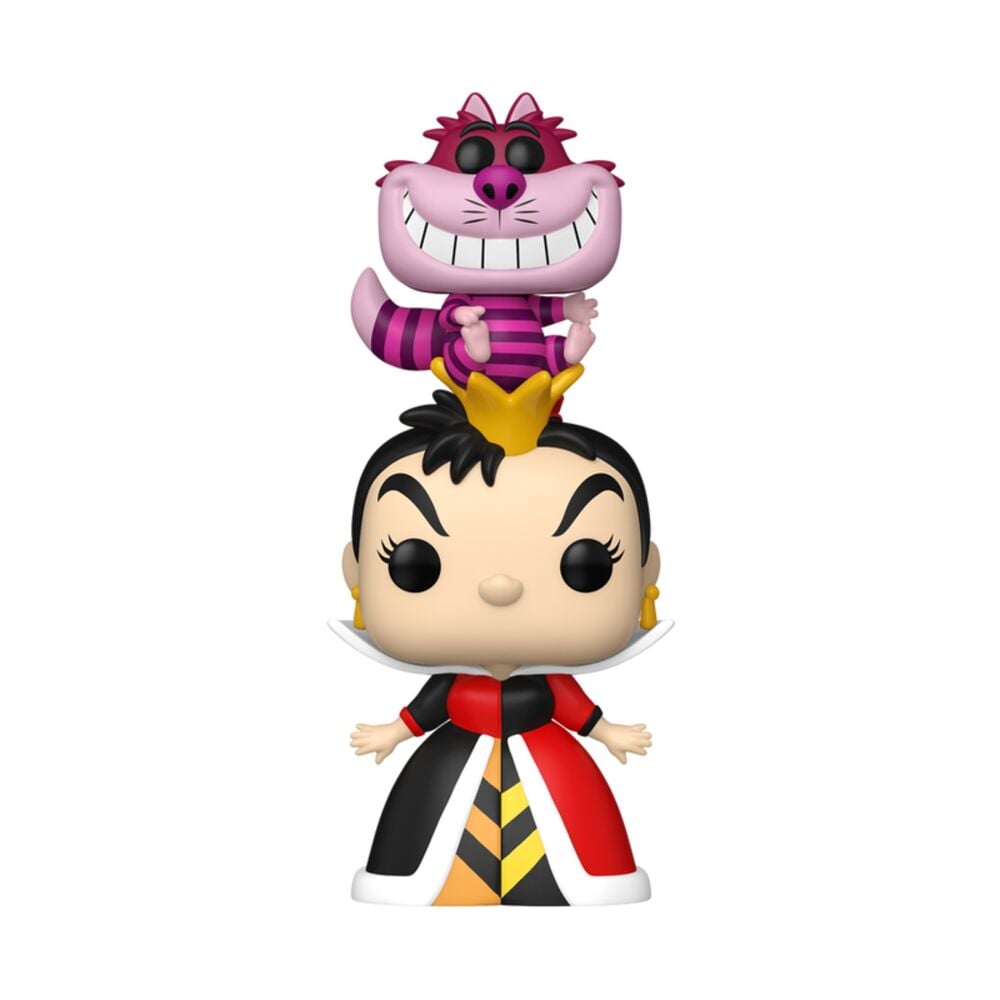 Premium POP Figure Disney Alice In Wonderland Queen of Hearts With Cheshire Cat