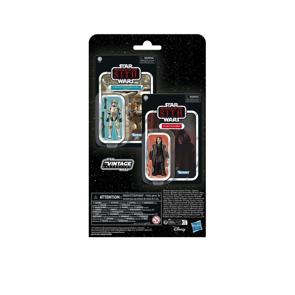 Anakin Skywalker & Clone Commander Cody Utapau Star Wars figures set 9.5cm